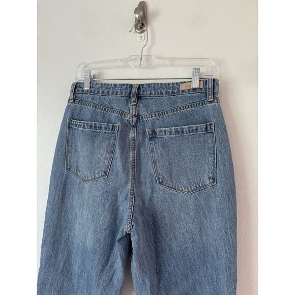 Blank NYC In Over It Ribcage High Rise Distressed Ripped Cropped Jeans Size 27 - Picture 6 of 11